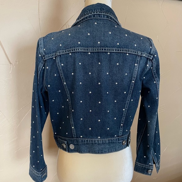 🌟Current Elliot Studded Jean Jacket size 1 Small - Picture 6 of 8